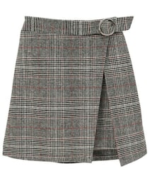 Dailyabout | バックウエストゴムAラインベルト付きラップ風スカート(P0000WGD)(スカート)