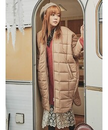 KORMARCH | スクエアキルティングユニックジャンパー(ブルゾン)