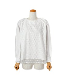 flower | tulle flower blouse ～ﾁｭｰﾙﾌﾗﾜｰﾌﾞﾗｳｽ(シャツ/ブラウス)