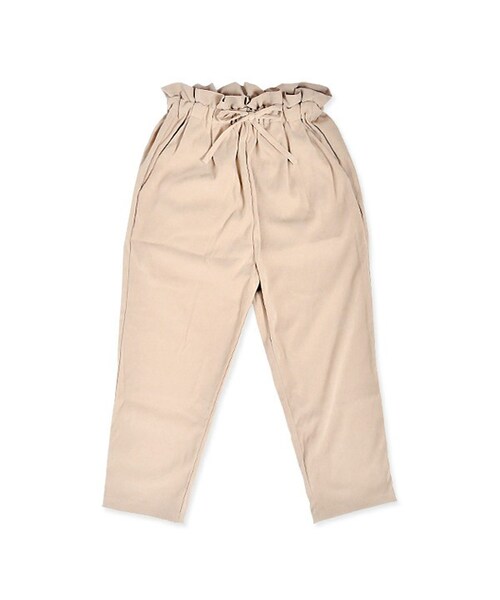 flower（フラワー）の「basic tapered pants3 ～ﾍﾞｰｼｯｸﾃｰﾊﾟｰﾄﾞﾊﾟﾝﾂ3（その他パンツ・レディース・pink/black/beige/gray・FREE）」の4枚目の写真