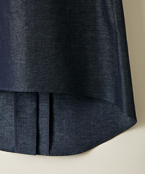 LUDLOW - TARO HORIUCHI/デニムフリルカラーブラウス　size1 TARO HORIUCHI（タロウ ホリウチ）の「TARO HORIUCHI デニム