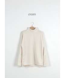 SINOWS | ボトルネックカットソー(スウェット)