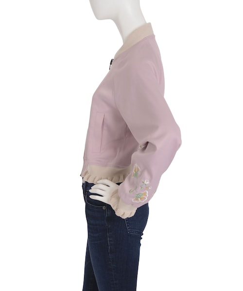 dazzlin（ダズリン）の「【sw】リバーシブル刺繍ブルゾン（ジャケット/アウター・レディース・オフホワイト/ピンク/ミントグリーン・F）」の11枚目の写真