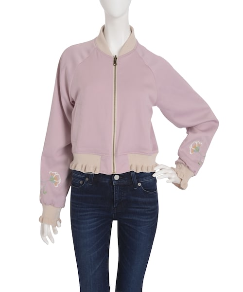 今期新作 ダズリン リボンスリーブ ブルゾン dazzlin（ダズリン）の「リボンデニムブルゾン（ブルゾン）」 - WEAR