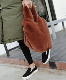 DHOLIC | フェイクファーミニマルバッグ(トートバッグ)