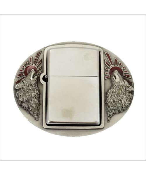 ベルトのバックル（ウルフ） Handmade（ハンドメイド）の「ベルト用バックル ウルフ デザイン