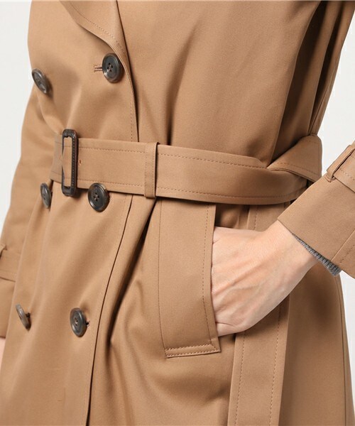 beautiful people(ビューティフルピープル)の「beautiful people ロングトレンチコート(トレンチコート・レディース・ベージュ・130/140/150)」の6枚目の写真