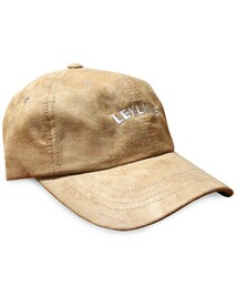 Leyline | Fake suede / Round logo cap(キャップ)