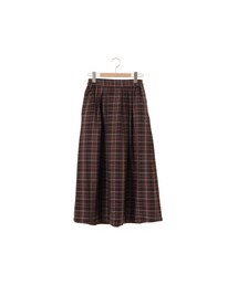 ehka sopo | TRチェックロングスカート(スカート)