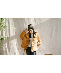 2PER | スタンドカラージップアップショートダウンコート(P0000EQY)(その他アウター)