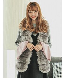 KORMARCH | フェイクファーベスト(ベスト)