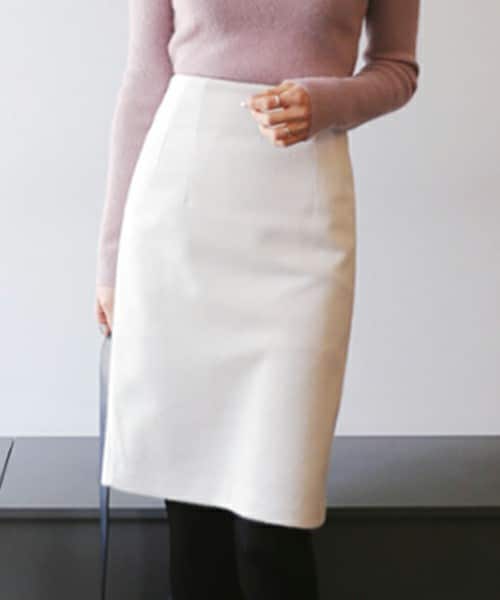 DHOLIC(ディーホリック)の「バックスリットペンシルスカート(スカート・レディース・アイボリー/ピンク/ブラック/ワイン/ディープスカイブルー・S/M/S/M)」の1枚目の写真