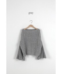 SINOWS | フレアスリーブボリュームニット(ニット/セーター)