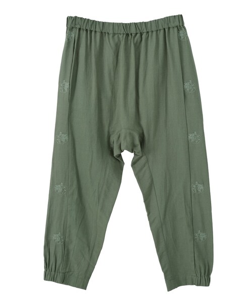 Ne-net（ネネット）の「ネ・ネット / メンズ ブーケツリー / パンツ（パンツ・メンズ・beige 03△/khaki 03△・サイズ,ウエスト(ゴム),ヒップ,股上,股下,腿幅,裾幅,03,77,112,39,59.5,28,15,）」の2枚目の写真