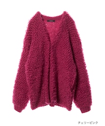 w closet | ループ編みカーディガン(トップス)