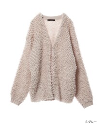w closet | ループ編みカーディガン(トップス)
