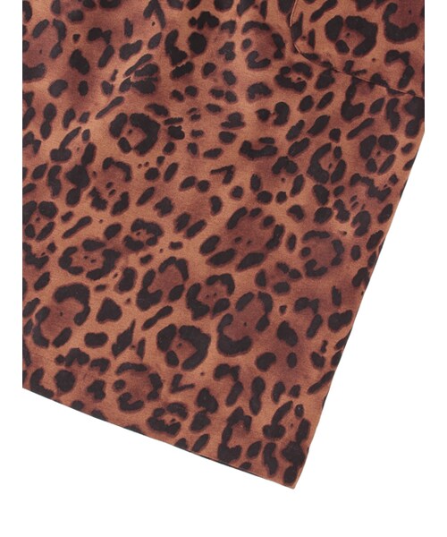 w closet（ダブルクローゼット）の「ヒョウ柄タイトスカート（スカート・レディース・モカ/ブラウン・FREE）」の9枚目の写真
