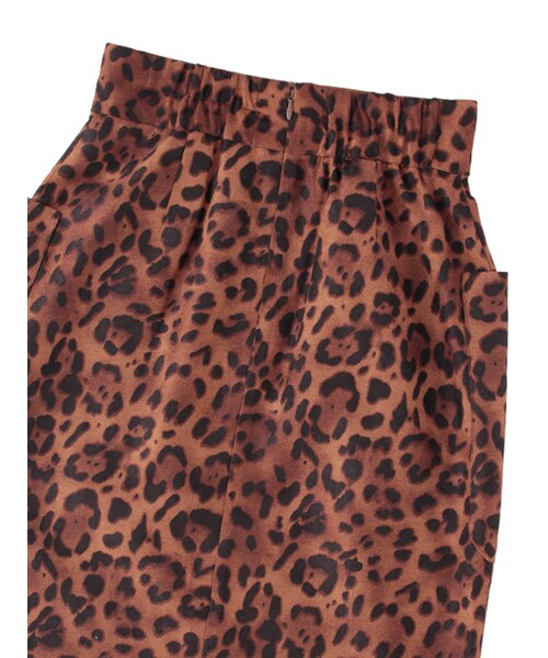 w closet（ダブルクローゼット）の「ヒョウ柄タイトスカート（スカート・レディース・モカ/ブラウン・FREE）」の7枚目の写真