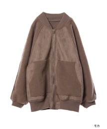 w closet | フェイクムートンリバーシブルブルゾン(ジャケット/アウター)