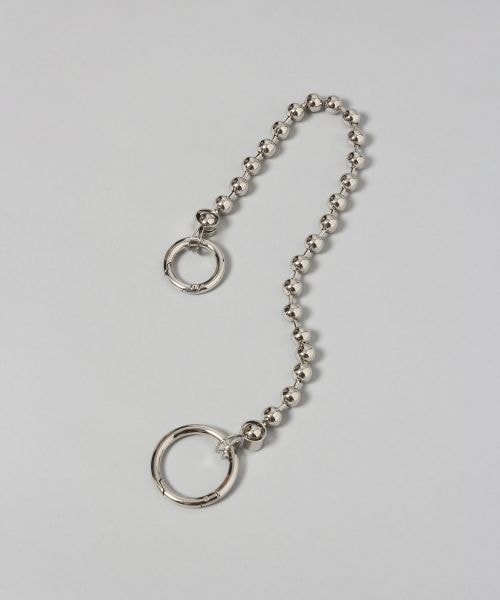 JEANASIS（ジーナシス）の「ミニボールチェーンBAG（バッグ・アイボリー()/ブラック()）」の7枚目の写真