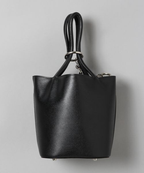 JEANASIS（ジーナシス）の「ミニボールチェーンBAG（バッグ・アイボリー()/ブラック()）」の4枚目の写真