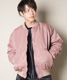 CASPER JOHN AIVER | CASPER JOHN AIVER　リブ切りっぱなしビックMA-1(ミリタリージャケット)