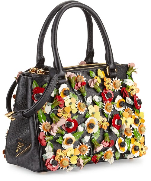 PRADA（プラダ）の「Prada Saffiano Garden Small Double-Zip Galleria