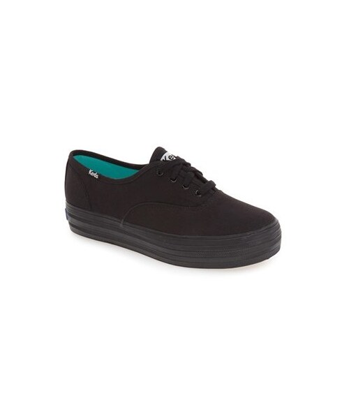 Keds(ケッズ)の「Keds ® 'Triple Core' Sneaker (Women)(スニーカー・レディース・Black/White・Regular 10 M/Regular 11 M/Regular 5 M/Regular 5.5 M/Regular 6 M/Regular 6.5 M/Regular 7 M/Regular 7.5 M/Regular 8 M/Regular 8.5 M/Regular 9 M/Regular 9.5 M)」の3枚目の写真