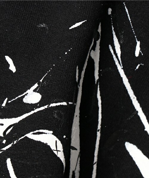 CASPER JOHN AIVER（キャスパージョンアイバー）の「CASPER JOHN AIVER　スプラッシュ加工ビッグスウェット（スウェット・メンズ・ホワイト/ブラック/レッド・FREE）」の21枚目の写真