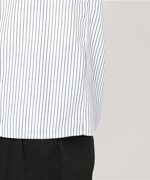 archives（アルシーヴ）の「オフショルシャツブラウス（シャツ/ブラウス・レディース・オフホワイト/ブルー/ネイビー・MEDIUM）」の9枚目の写真