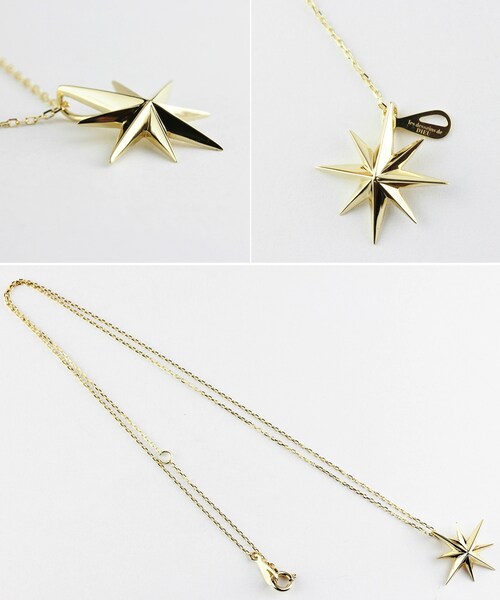 two ply（トゥープライ）の「トゥー プライ 589 ポラリス 北極星 ゴールド チャーム（チャーム・レディース・ゴールド・Free）」の3枚目の写真