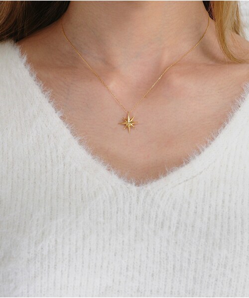 two ply（トゥープライ）の「トゥー プライ 589 ポラリス 北極星 ゴールド チャーム（チャーム・レディース・ゴールド・Free）」の4枚目の写真