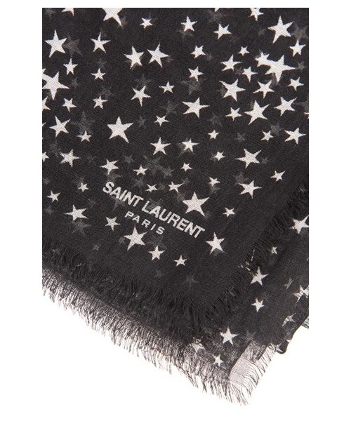 Saint Laurent(サンローラン)の「Saint Laurent Star Print Cashmere Saint Laurent(サンローラン)の「Saint Laurent Star Print Cashmere