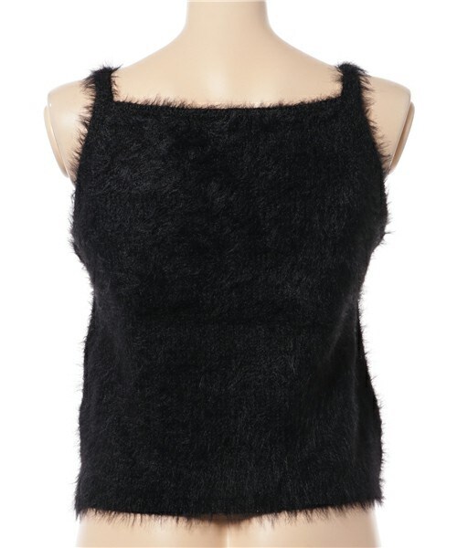 archives（アルシーヴ）の「フェザーニットキャミソール（ニット/セーター・レディース・ブラック/グレー/ピンク・MEDIUM）」の5枚目の写真