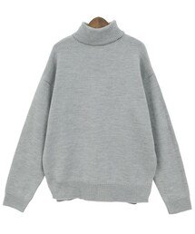 Dailyabout | ウール混紡ハイネックルーズフィットニット(P0000WHN)(Tシャツ/カットソー)