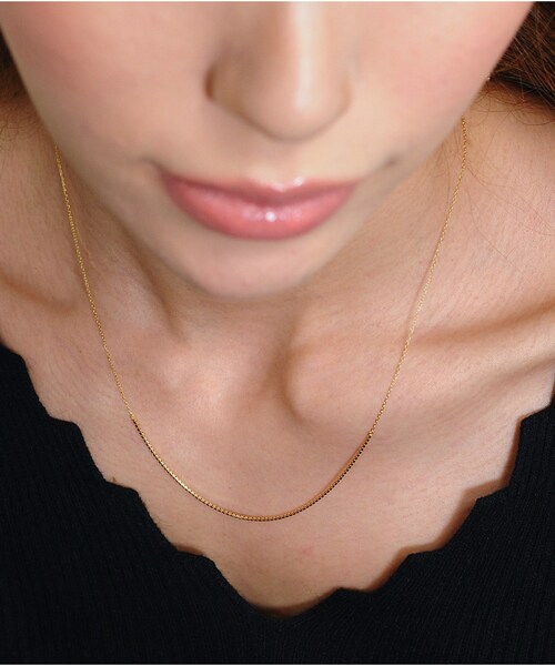 pinacoteca(ピナコテーカ)の「ピナコテーカ 692 エレガント ライン ベネチアン チェーン コンビ ネックレス(ネックレス・レディース・ゴールド・45cm)」の6枚目の写真