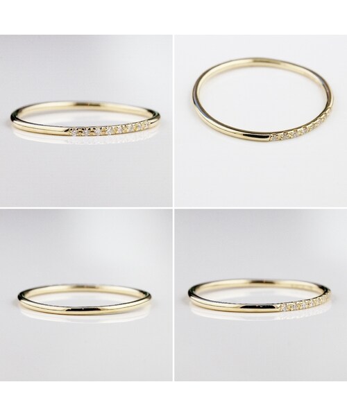 pinacoteca（ピナコテーカ）の「ピナコテーカ 187 シンフォニー ダイヤモンド リング（リング・レディース・ゴールド・5.5号〜13号）」の2枚目の写真