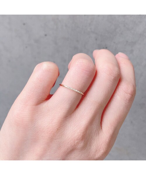 pinacoteca（ピナコテーカ）の「ピナコテーカ 187 シンフォニー ダイヤモンド リング（リング・レディース・ゴールド・5.5号〜13号）」の3枚目の写真