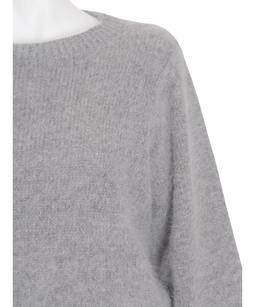 Ungrid（アングリッド）の「アンゴラ混ニット（トップス・レディース・ライトグレー/ブラック/ピンク/マスタード・F）」の14枚目の写真