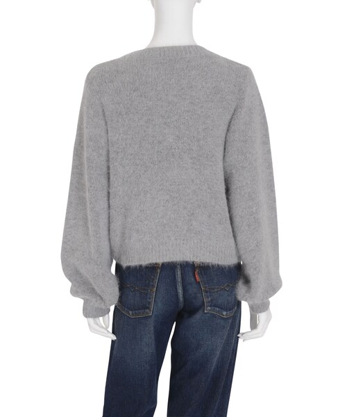 Ungrid（アングリッド）の「アンゴラ混ニット（トップス・レディース・ライトグレー/ブラック/ピンク/マスタード・F）」の11枚目の写真