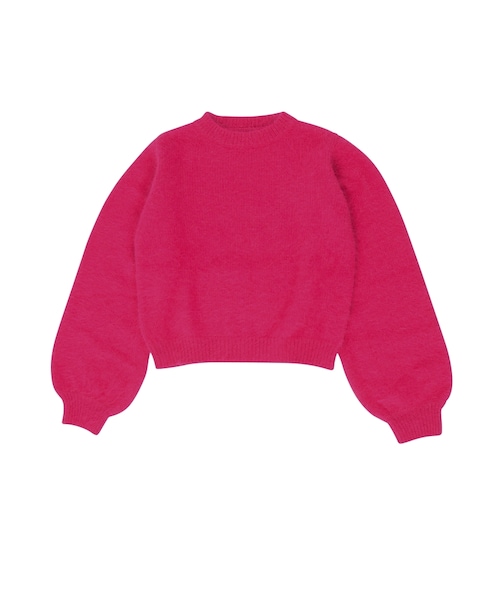 Ungrid（アングリッド）の「アンゴラ混ニット（トップス・レディース・ライトグレー/ブラック/ピンク/マスタード・F）」の4枚目の写真