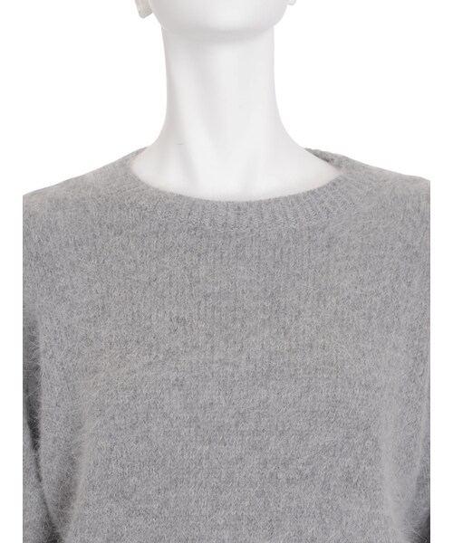 Ungrid（アングリッド）の「アンゴラ混ニット（トップス・レディース・ライトグレー/ブラック/ピンク/マスタード・F）」の12枚目の写真