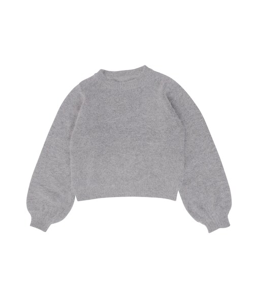 Ungrid（アングリッド）の「アンゴラ混ニット（トップス・レディース・ライトグレー/ブラック/ピンク/マスタード・F）」の2枚目の写真