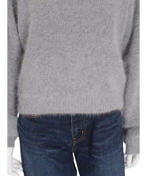 Ungrid（アングリッド）の「アンゴラ混ニット（トップス・レディース・ライトグレー/ブラック/ピンク/マスタード・F）」の13枚目の写真