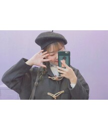 OLDMICKEY  | ビッグポケットコットンショートダッフルコート(P000BIZX)(ダッフルコート)