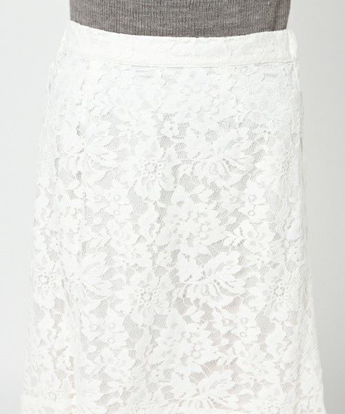 archives（アルシーヴ）の「マーメイドレーススカート（スカート・レディース・オフホワイト/グレー・MEDIUM）」の6枚目の写真