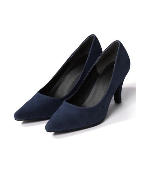 GRL（グレイル）の「スエードポインテッドプレーンパンプス（パンプス・レディース・ブラック/キャメル/ブラウン/レッド/ブルー/ピンク/グリーン/ネイビー/パープル/グレー/ボルドー/ベージュ/マスタード/黒PU/プラム・24.5）」の11枚目の写真