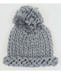 Dailyabout | シンプルポンポン付きバルキービーニー(P0000WGT)(ニットキャップ/ビーニー)