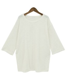 Dailyabout | シンプルラウンドネックスラブ8分袖Tシャツ(P0000WHE)(Tシャツ/カットソー)