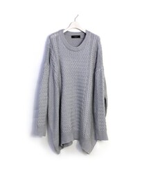 Louches | Oversized cable Braid big knit(ニット/セーター)